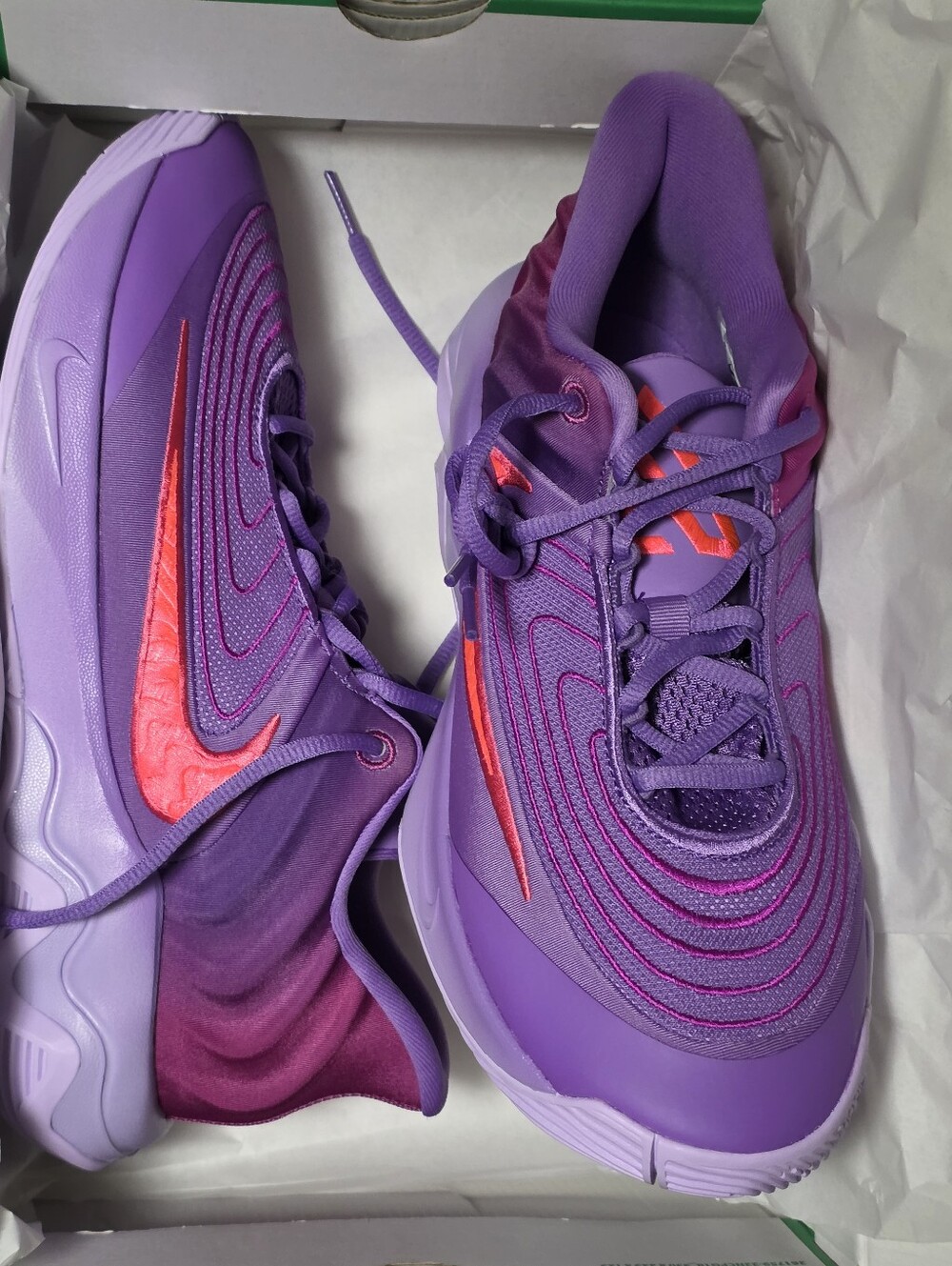 Nike Giannis Immortality 4 Women Sneakers in Black Raspberry and Aster Pink